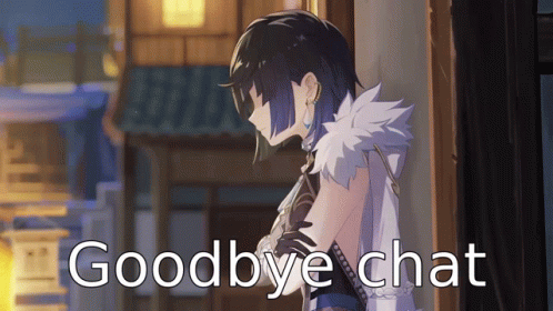 Genshin Yelan Good Bye Chat GIF