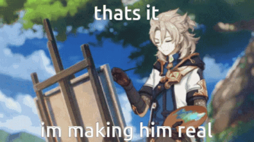 Genshin Albedo Thats It Im Making Him Feel GIF
