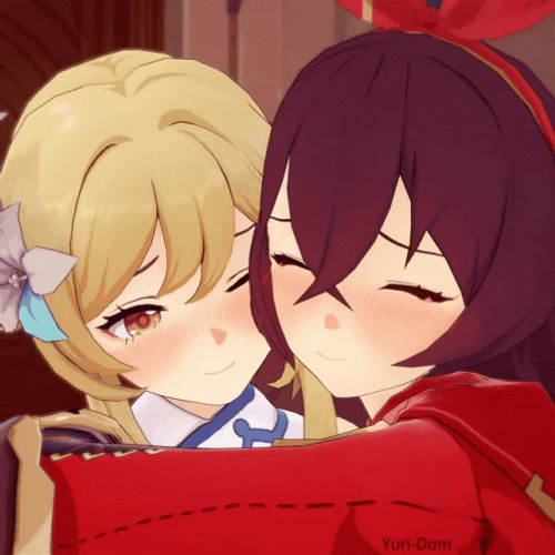 Genshin Impact Abrazo  GIF