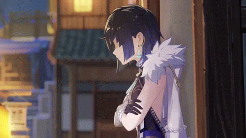 Genshin Impact Aesthetic Disappearing GIF