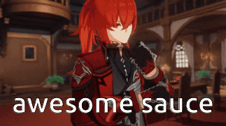 Genshin Impact Awesome Sauce GIF