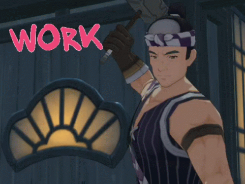 Genshin Impact Character Hardworking Man GIF