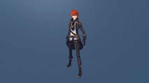 Genshin Impact Diluc Fortnite Dance Move GIF