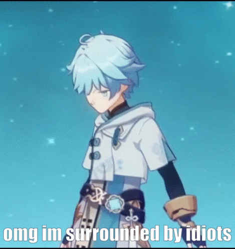 Genshin Impact Im Surrounded By Idiots GIF