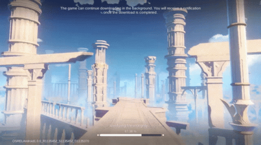 Genshin Impact Pillar Loading Screen GIF