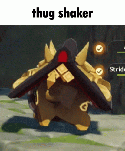 Genshin Impact Ushi Thug Shaker GIF