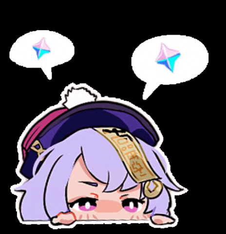 Genshin Qiqi Chibi Cute Moments GIF