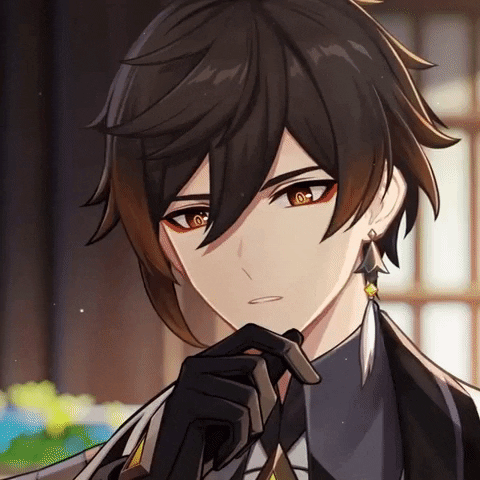 Genshin Zhongli Thinking GIF