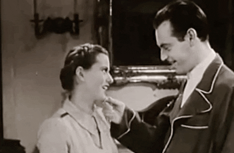 Gentle Face Pat Vintage Movie GIF