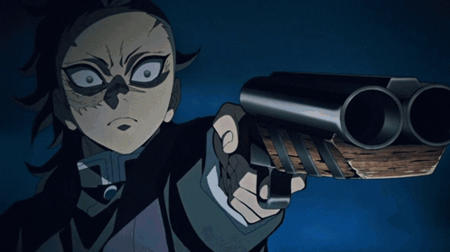 Genya Uses Gun Breathing GIF
