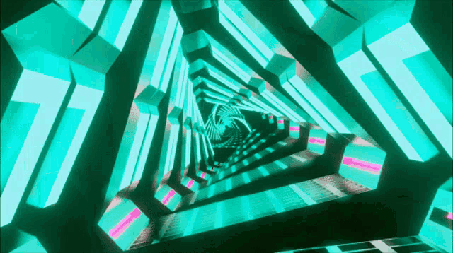 Geometric Hypnotic 3d GIF