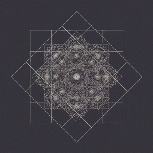 Geometric Mandala Art GIF