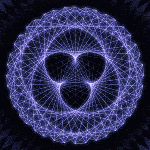 Geometric Motion Fractal GIF
