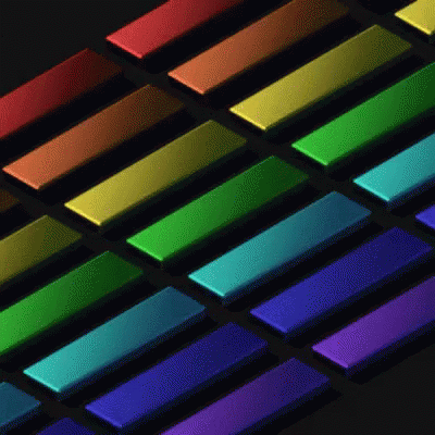 Geometric Rainbow Tiles GIF