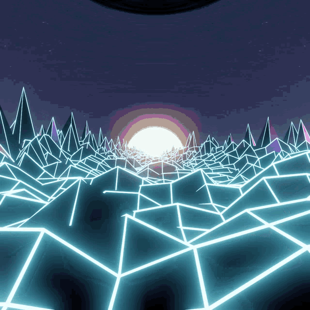 Geometric Synthwave Retro GIF