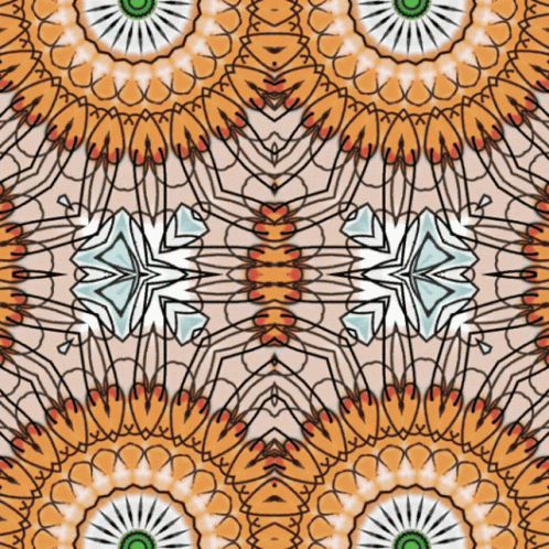 Geometrical Pattern Fractal GIF