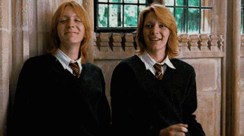 George And Fred Weasley Dancing GIF