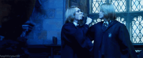 George And Fred Weasley Drinking GIF