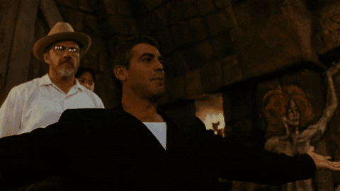 George Clooney Claiming Territory GIF