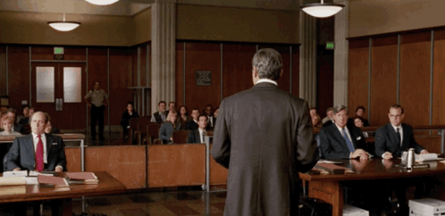 George Clooney Lecturing GIF