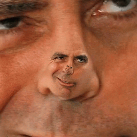 George Clooney Nose Image GIF