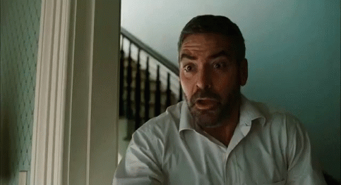 George Clooney Rolling On The Floor GIF