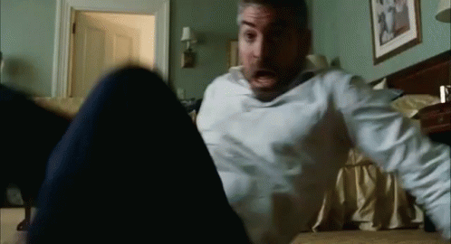 George Clooney Scared GIF