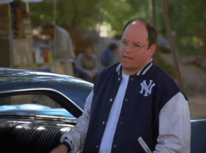 George Costanza Admiring Woman GIF