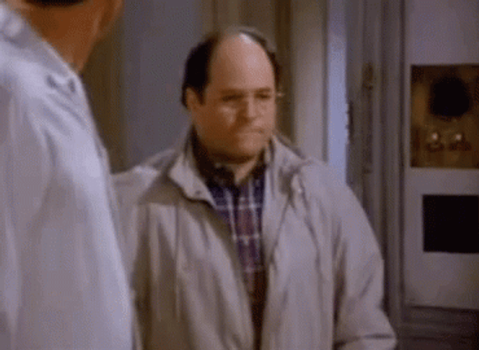 George Costanza Closing The Door GIF