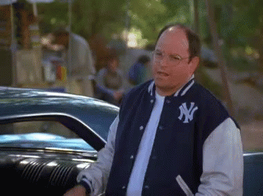 George Costanza Flirty Walk Seinfeld GIF