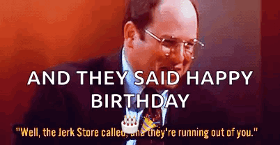 George Costanza Happy Birthday Seinfeld GIF