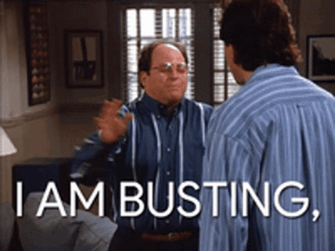 George Costanza I Am Busting GIF