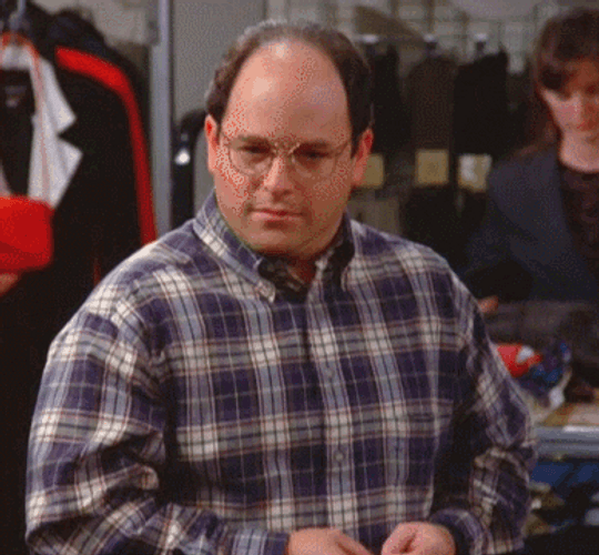 George Costanza Nervous Sweat GIF