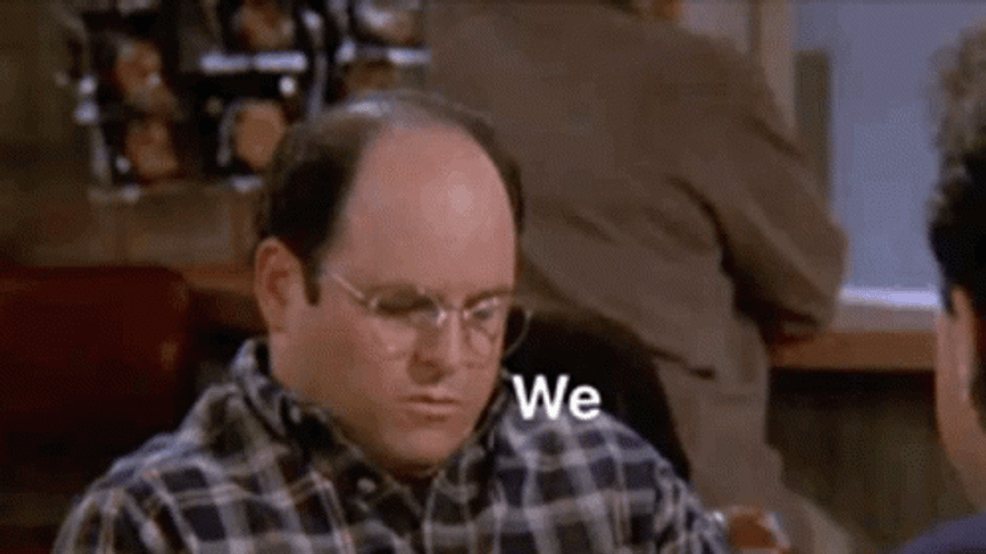 George Costanza Never Speak Of This Again GIF