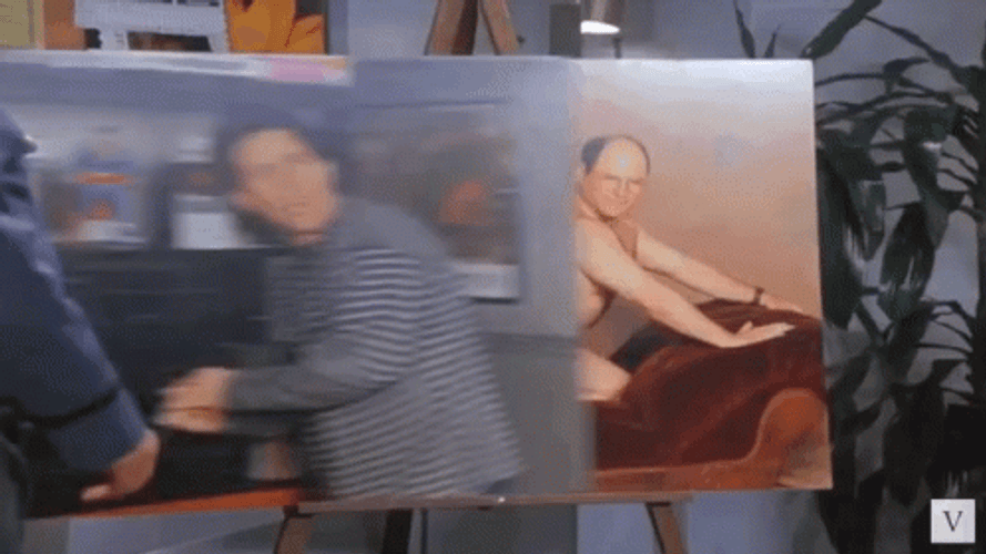George Costanza Posing GIF
