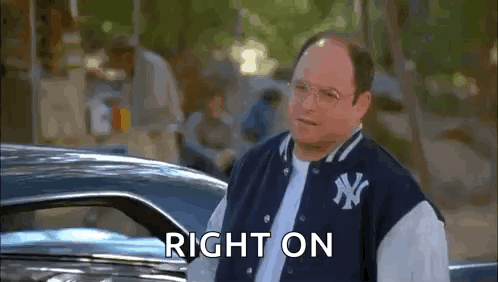 George Costanza Right On Thumbs Up GIF