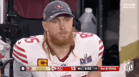 George Kittle Getting Ready To Compete GIF