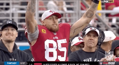 George Kittle Go 49ers GIF