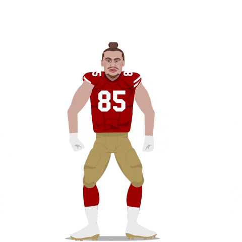 George Kittle Kaboom GIF