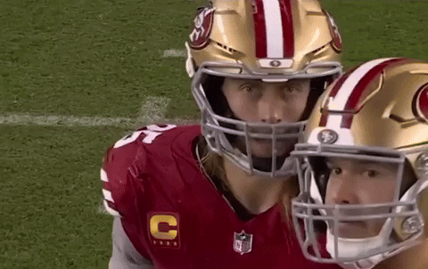 George Kittle Wave GIF