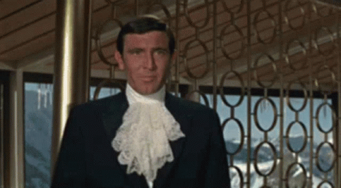 George Lazenby Vintage Ahem GIF
