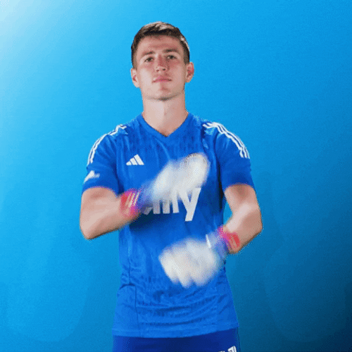 George Marks Big X Arms Signal GIF