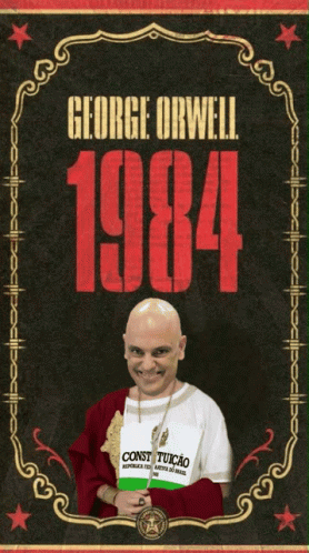 George Orwell 1984 Book GIF