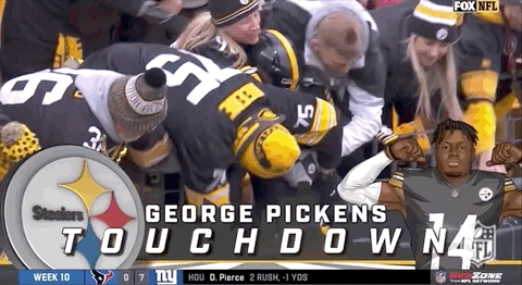George Pickens Football League GIF