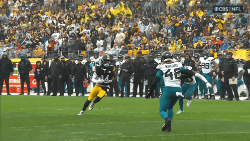 George Pickens Jump Fight GIF