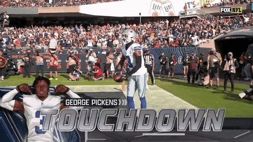 George Pickens Sitting On Sidelines GIF