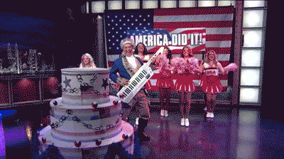 George Washington Playing Electric Guitar Snl GIF