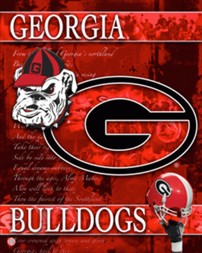 Georgia Bulldogs Bulldog in Hat