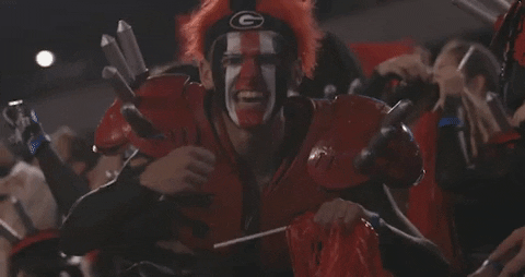 Georgia Bulldogs Pumped Up Energy GIF