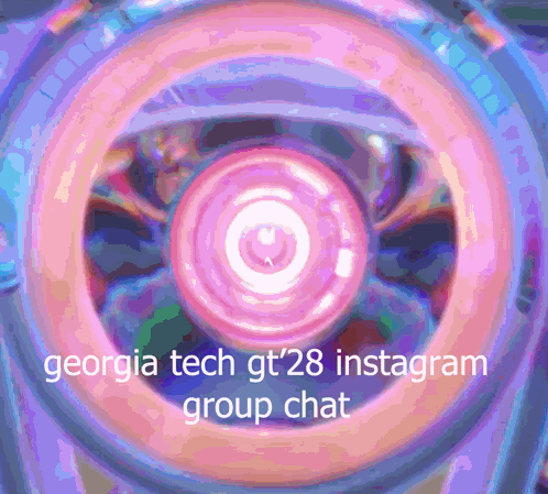 georgia tech gt 28 instagram group chat is displayed